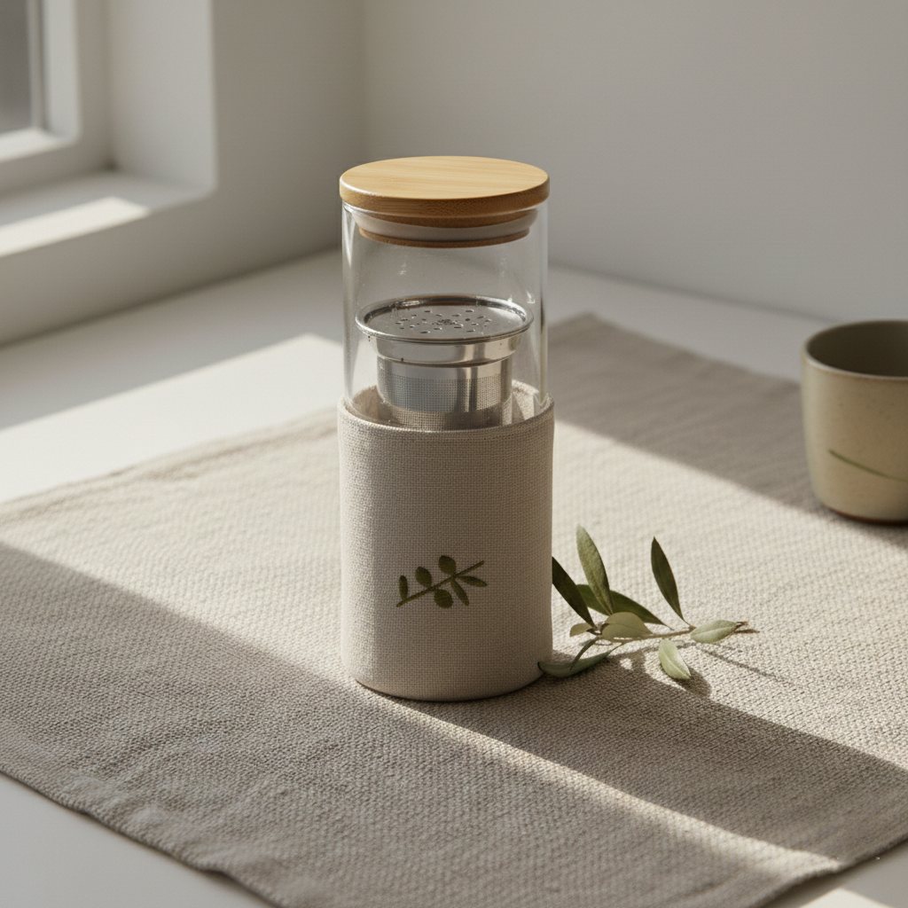 Stonehaus Glass Tea Infuser Bottle