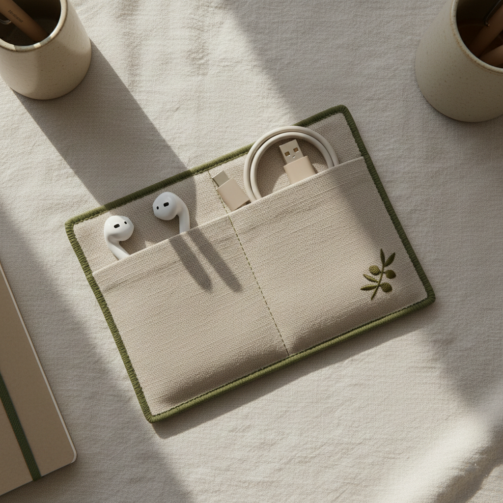 Stonehaus Canvas Cable Organizer
