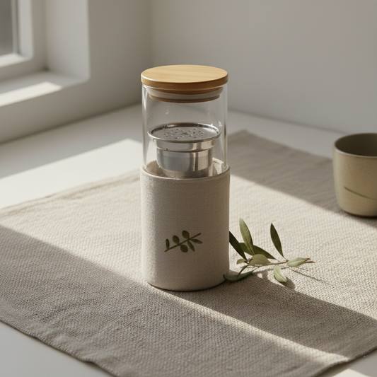 Stonehaus Glass Tea Infuser Bottle