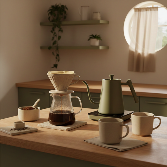 Stonehaus Ceramic Pour-Over Coffee Set
