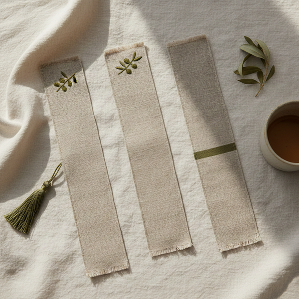 Stonehaus Linen Bookmark Set
