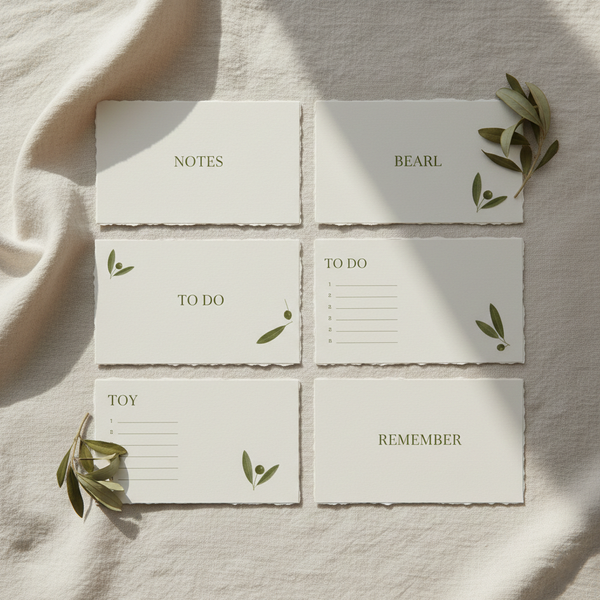 Stonehaus Minimal Note Cards (Pack of 12)